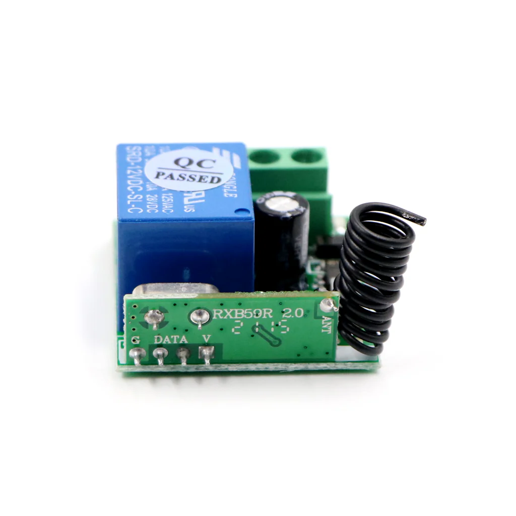 [Type 1] 12V DC 315 MHz 1 Channel RF Receiver Module With Casing - Image 5