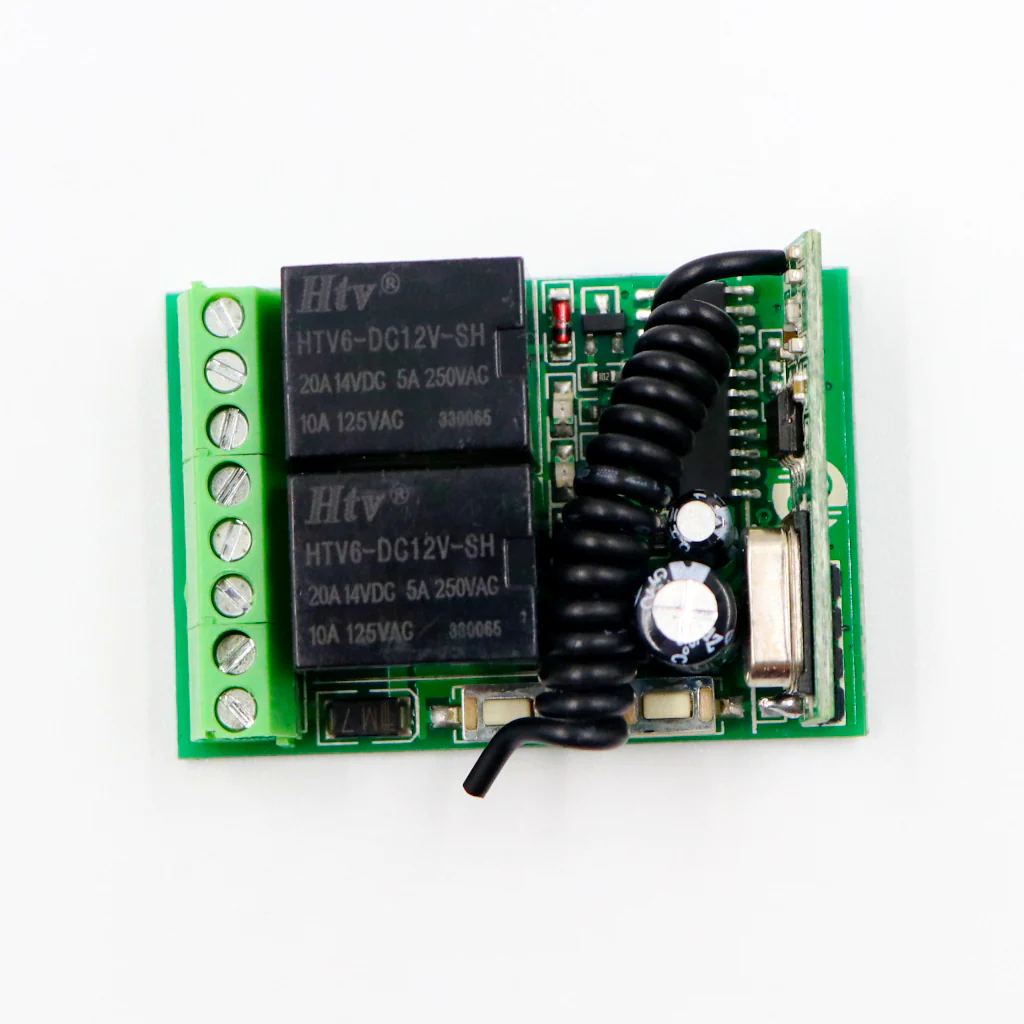 [Type 3] 12V DC 315 MHz 2 Channel RF Receiver Module with Casing - Image 4