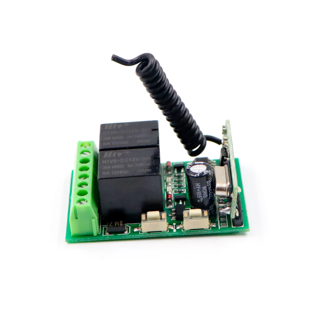[Type 3] 12V DC 315 MHz 2 Channel RF Receiver Module with Casing - Image 5