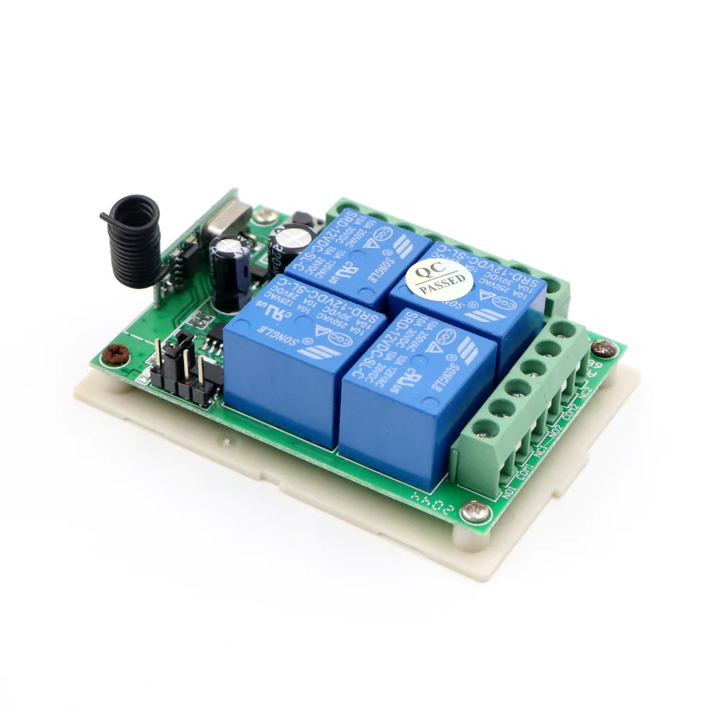 12VDC 315-MHz 4-Channel RF Receiver Module with Casing - Image 3