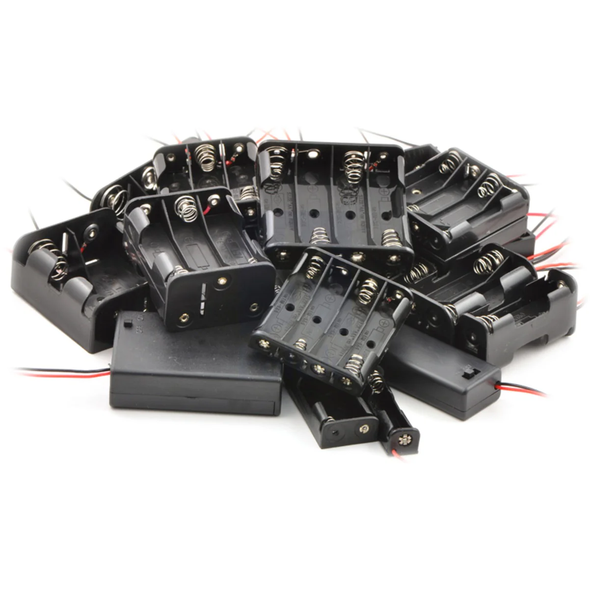 18650 Battery In-Series Lithium Cell Holder Open Case with Wire - Image 3