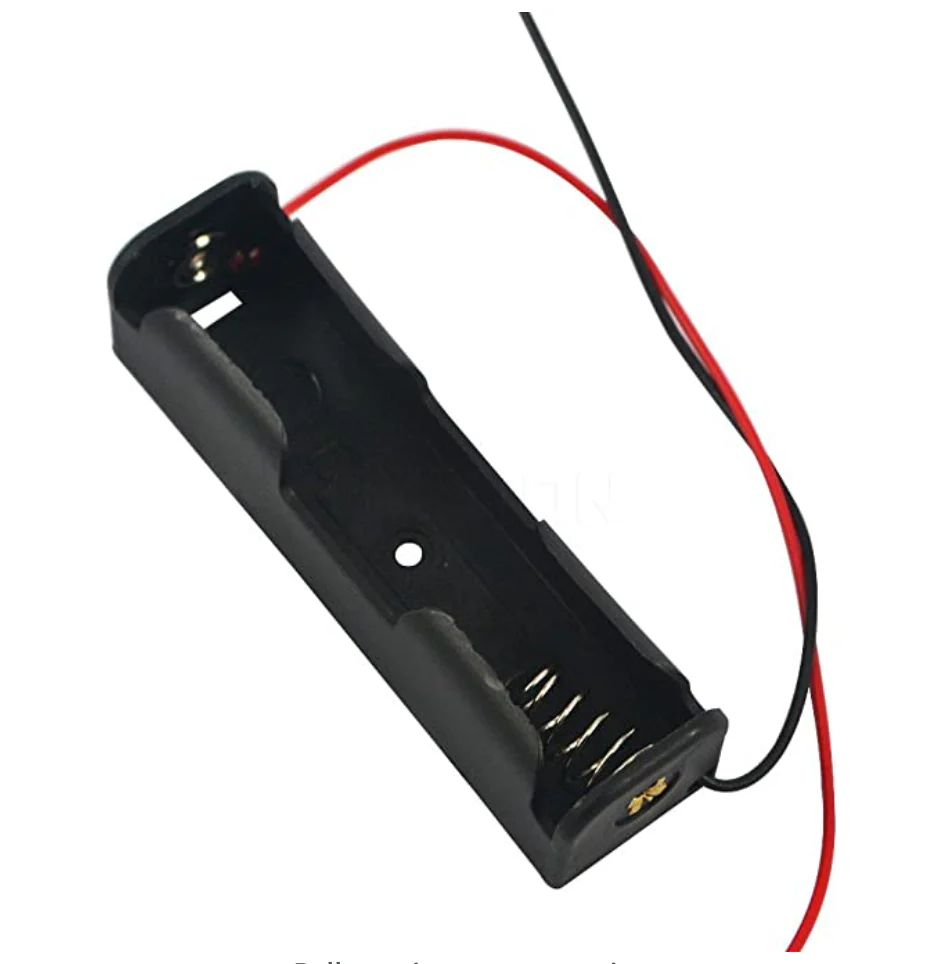 18650 Battery In-Series Lithium Cell Holder Open Case with Wire - Image 9