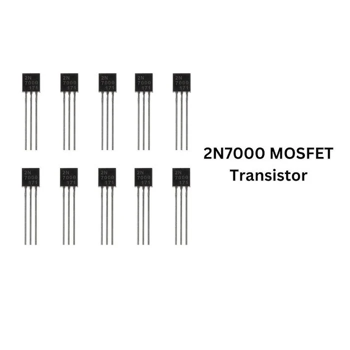 2N7000 N Channel MOSFET TO92 Package - Image 3