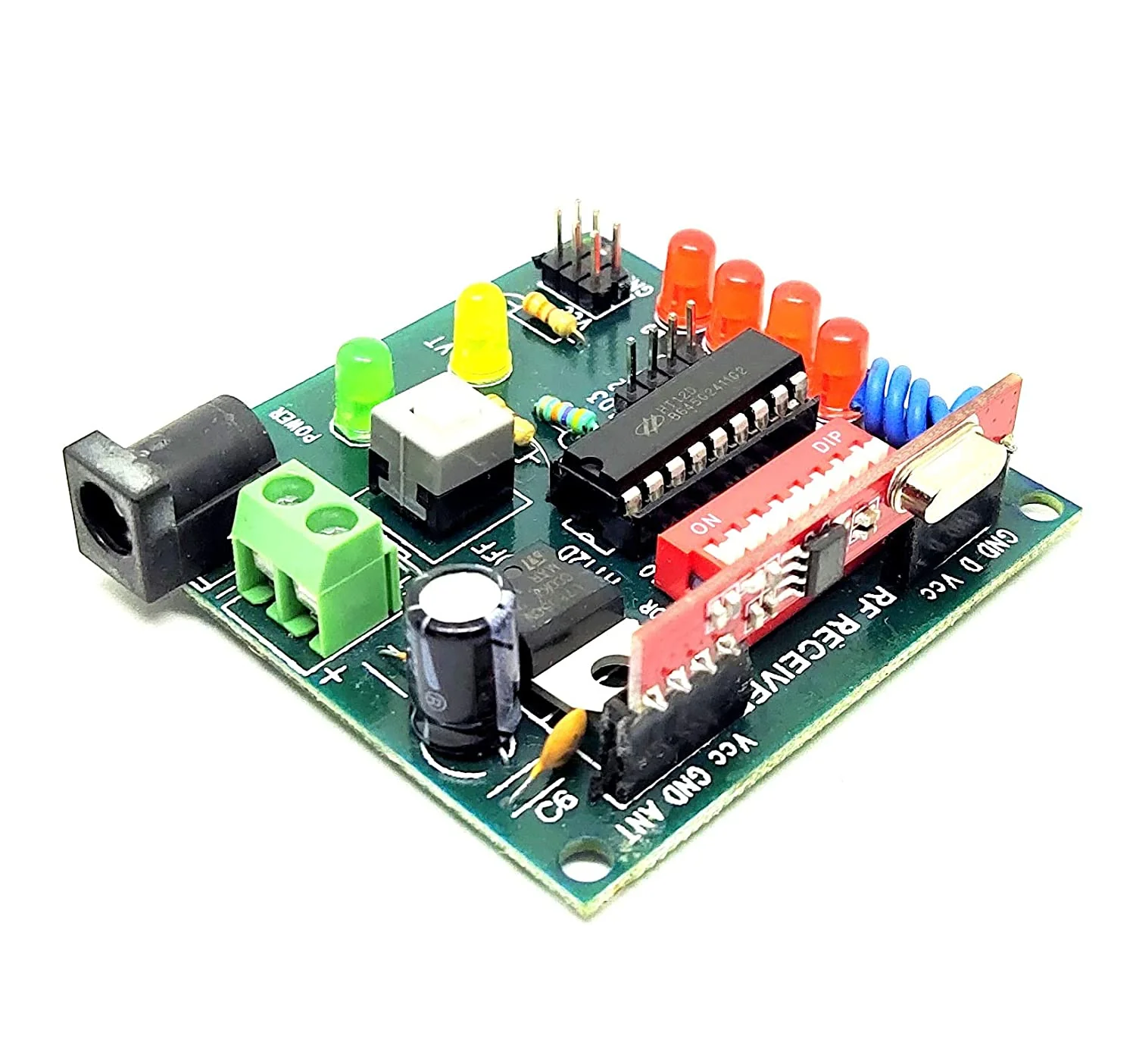 433Mhz Wireless RF Transmitter Receiver Board With HT12D & HT12E - Image 4