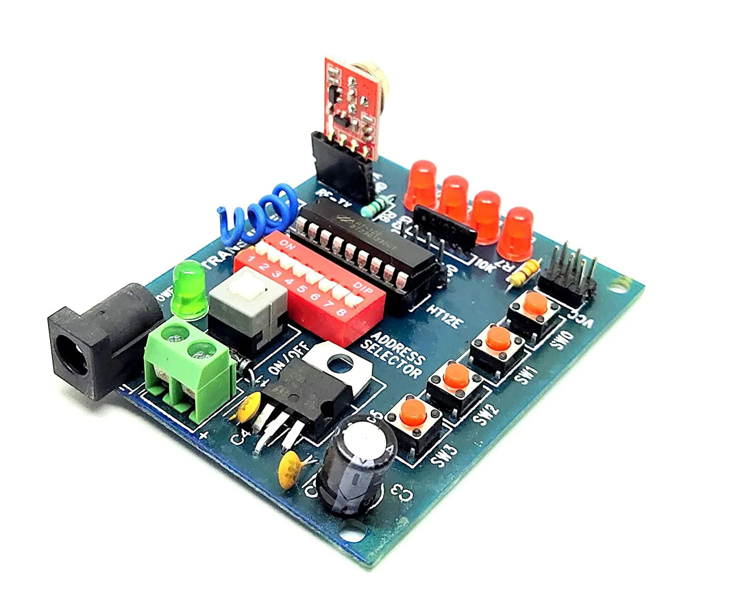 433Mhz Wireless RF Transmitter Receiver Board With HT12D & HT12E - Image 5