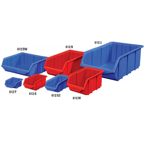 Alkon: 612/S Hippo Bin 150mm X 110mm X 75mm Blue/Red - Image 5