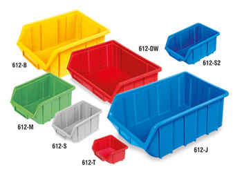 Alkon: 612/S Hippo Bin 150mm X 110mm X 75mm Blue/Red - Image 6