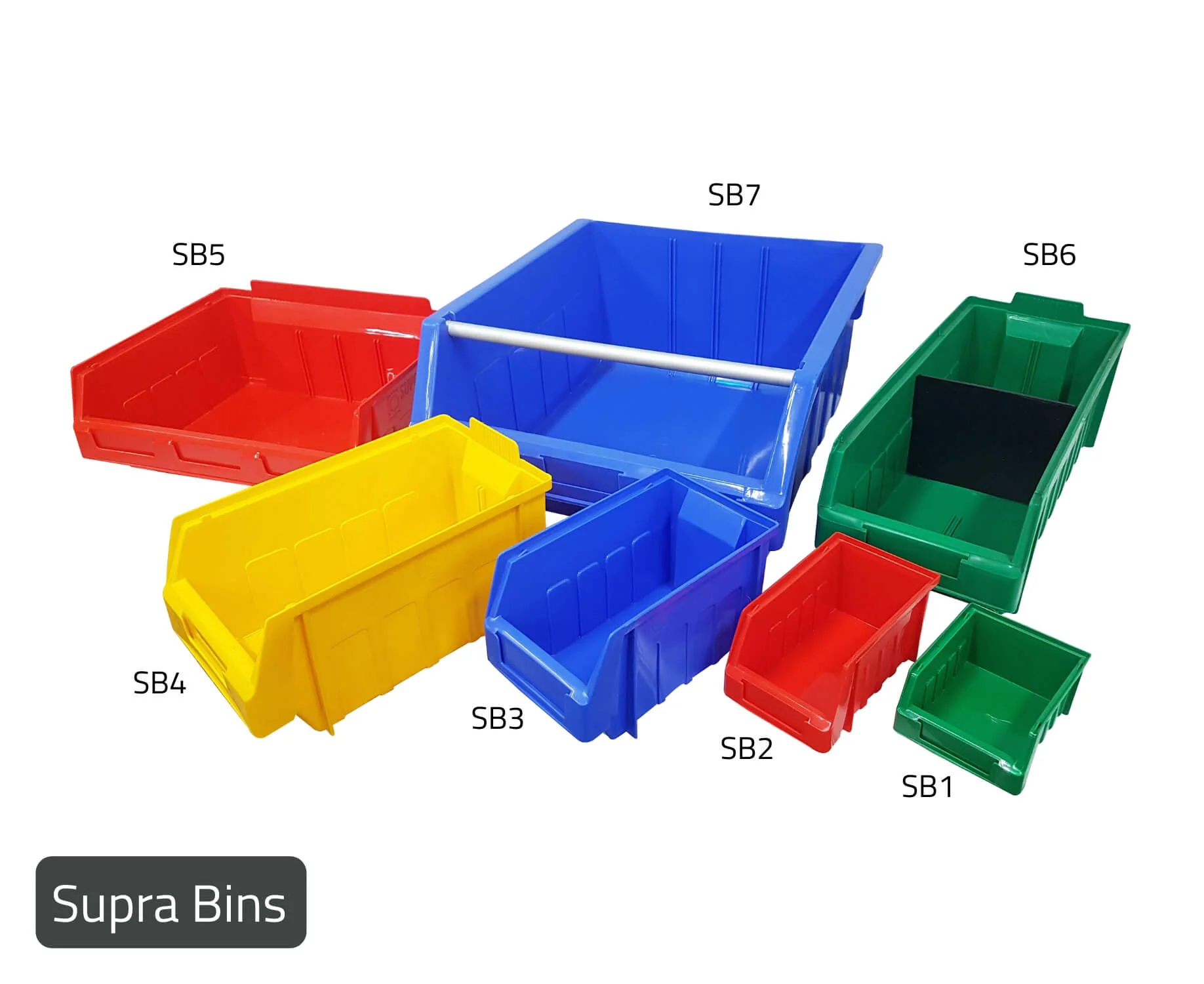 Alkon: SB 2 Supra Bin 170mm X 100mm X 85mm Blue/Red - Image 13