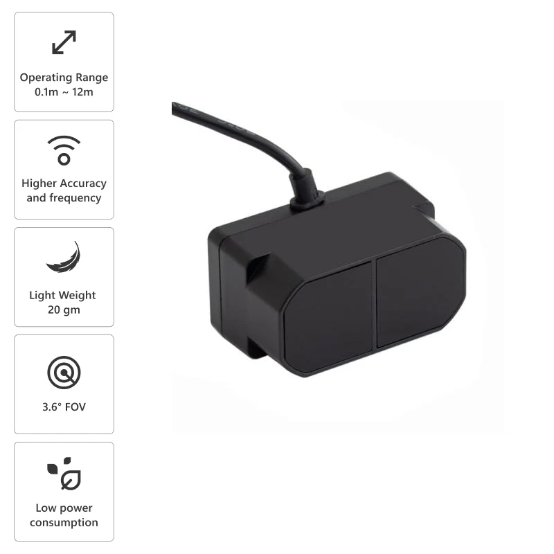 Benewake TFMini Plus LiDAR Distance Sensor for Drones Robots IoT ITS Smart Detection (12m) - Image 4