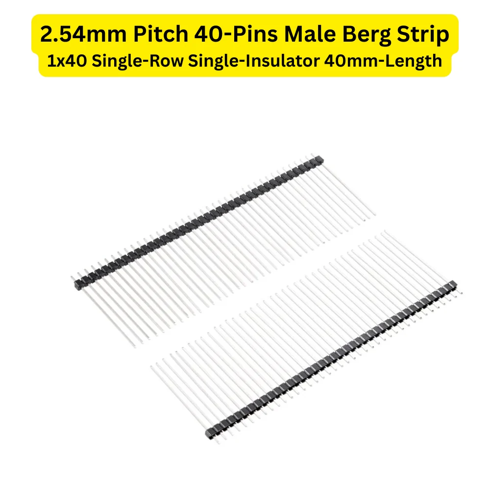 2.54mm 40-Pins Male Berg Strip Connector - Image 13