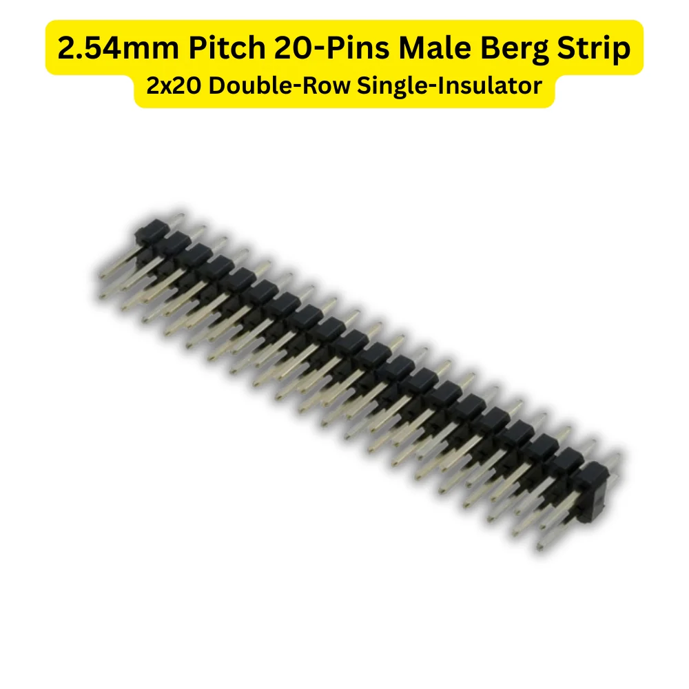 2.54mm 40-Pins Male Berg Strip Connector - Image 15