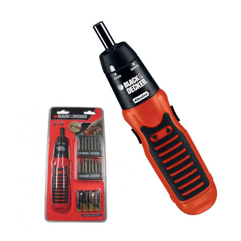 Black & Decker: A7073 AA Cells Powered Screwdriver Set - Image 4