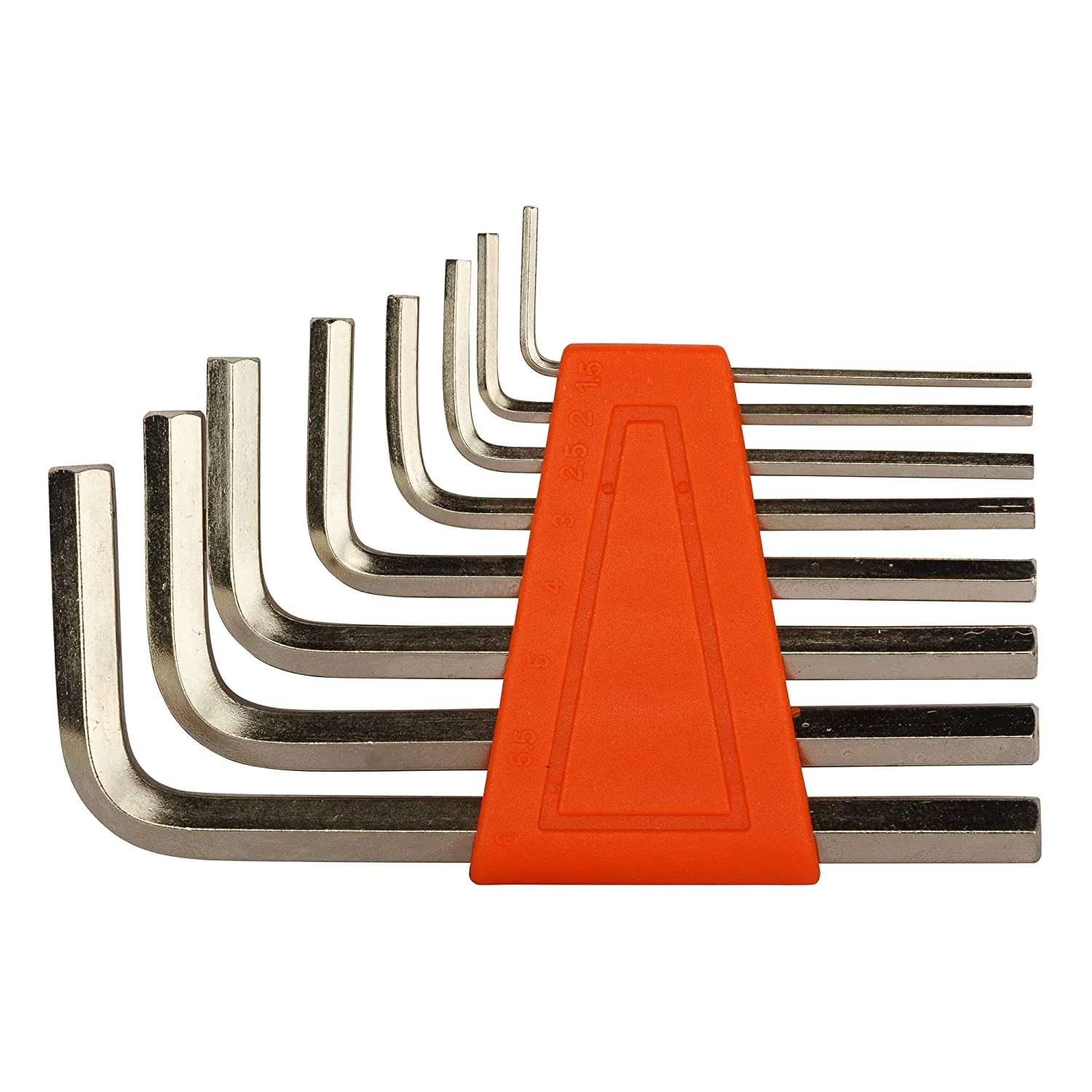 Black & Decker: BDHT81593 Steel Hexkey Allen Key Set (Orange, 8-Pieces) - Image 4