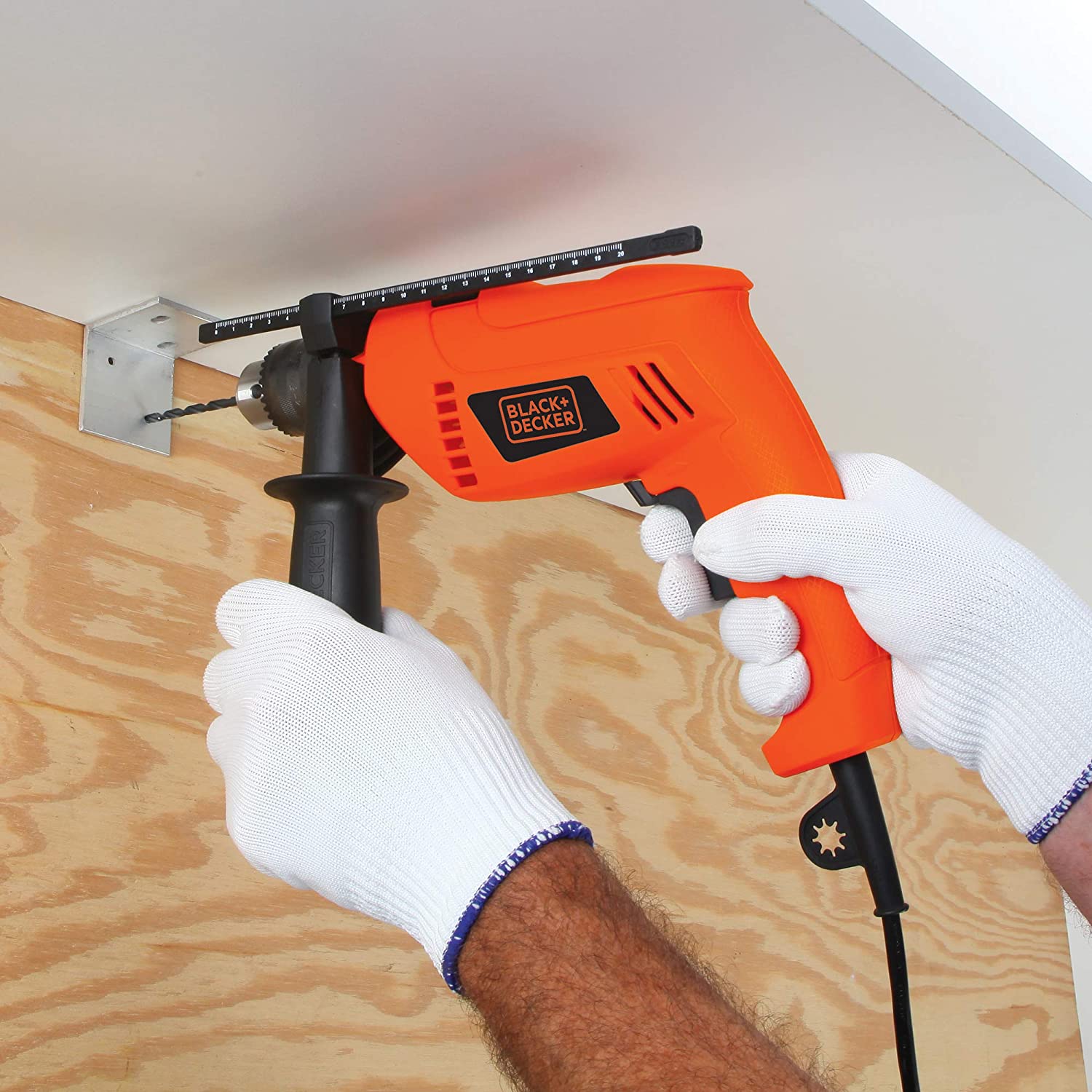 Black & Decker: HD555K50 550W 13mm Variable Speed Reversible Impact Drill Kit with 50 Accessories Kitbox - Image 5