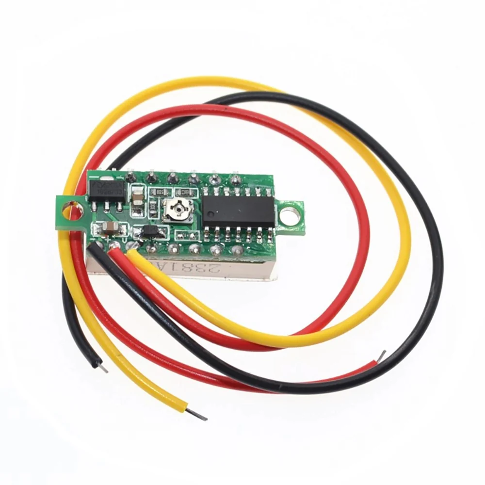 0.28in 0-100v DC Voltmeter Module Three Wire - Image 3