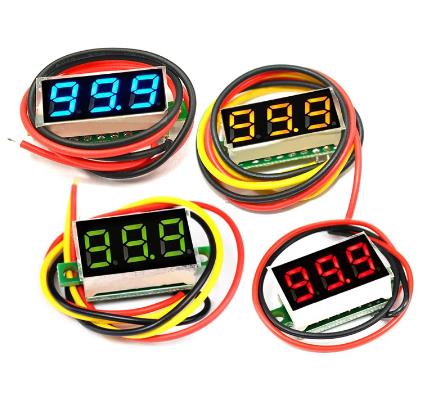 0.28in 0-100v DC Voltmeter Module Three Wire - Image 6