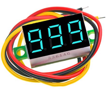 0.28in 0-100v DC Voltmeter Module Three Wire - Image 9