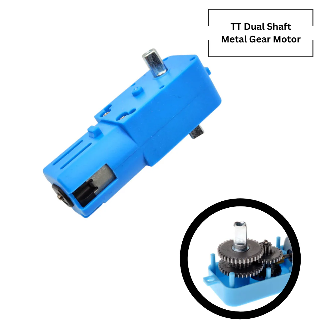DC 3-6V TT Metal Robot Smart Gear BO Motor - Image 4