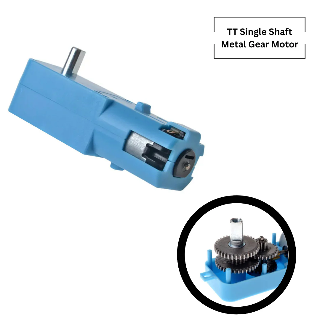 DC 3-6V TT Metal Robot Smart Gear BO Motor - Image 6