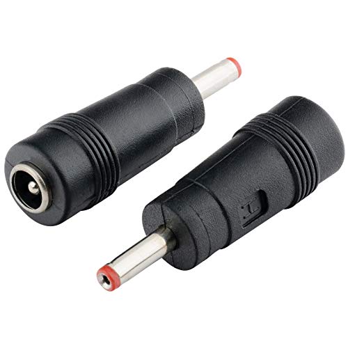 5.5×2.1mm Female DC Socket Converter to Other-Size Male Jack Connector - Image 3