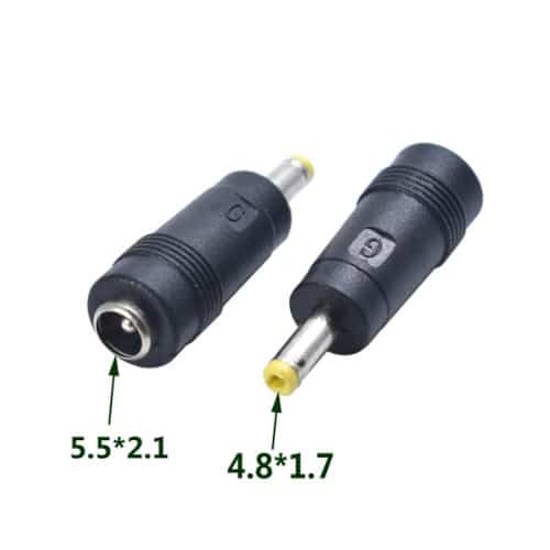 5.5×2.1mm Female DC Socket Converter to Other-Size Male Jack Connector - Image 5