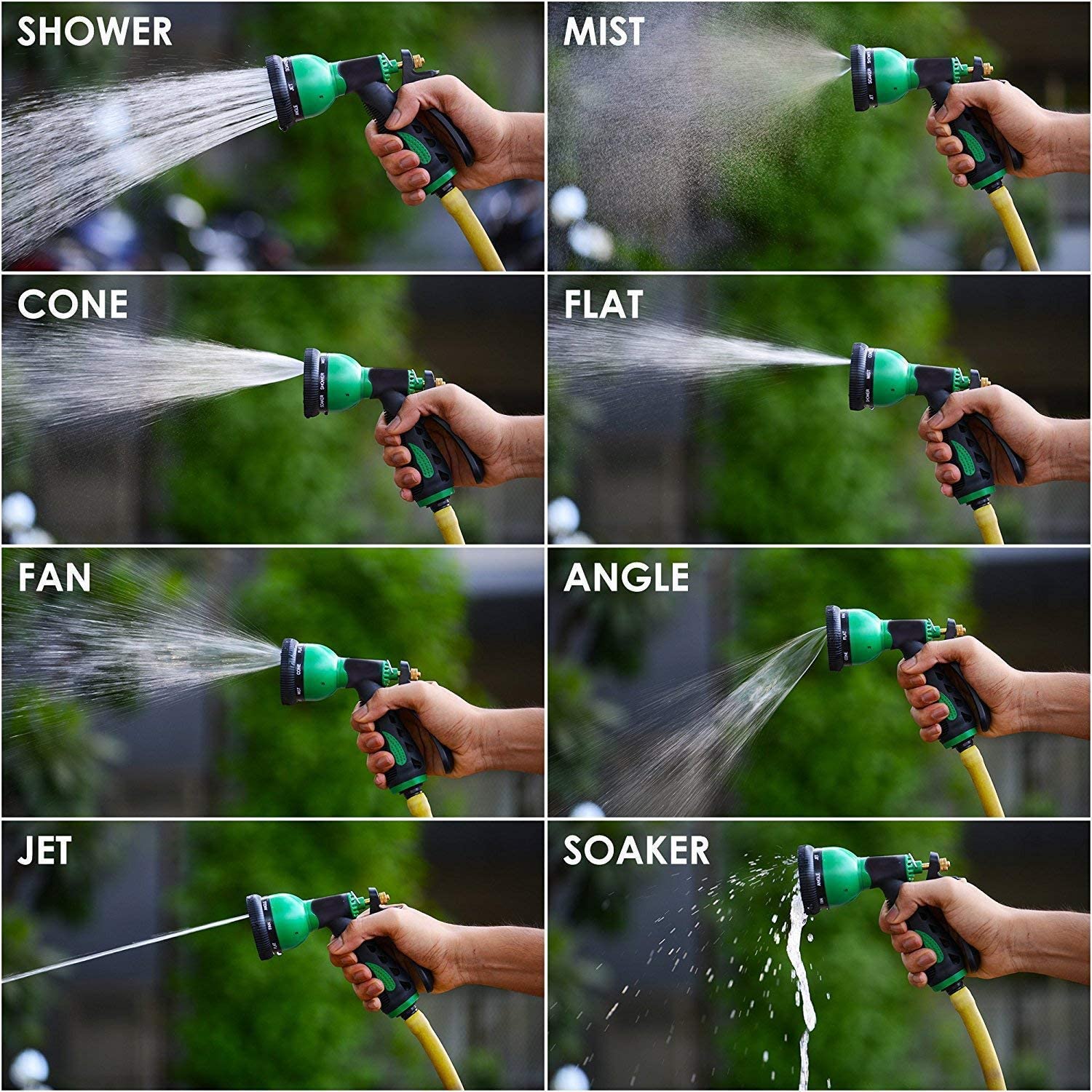 [Type 1] Expandable Magic Hose Water Pipe With Spray Gun – 30feet/10m for Cars/ Garden - Image 3
