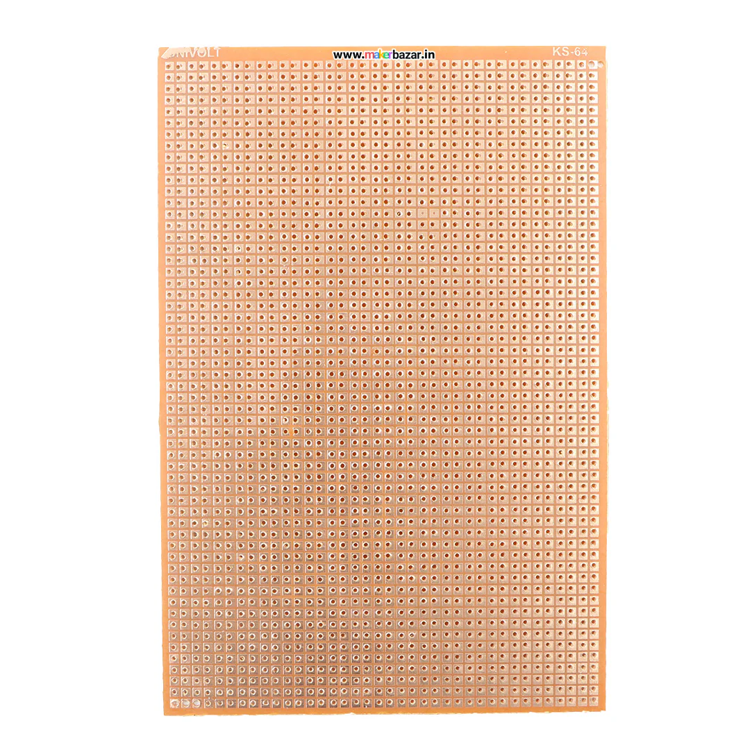 Univolt: Dot Board / Perforated Vero Board PCB Single Sided Printed Circuit Zero Board - Copper - Image 5