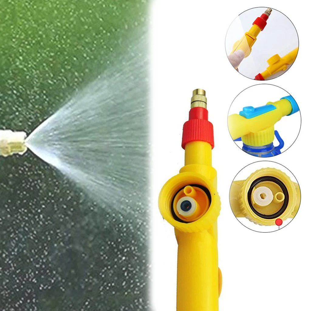 Handheld Bottle Sprayer Pump with Adjustable Brass Nozzle for DIY/Garden/Wash - Image 3