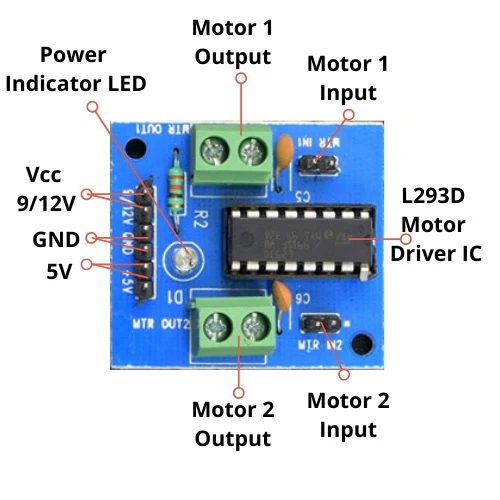 L293D Motor Driver Module with IC - Image 5