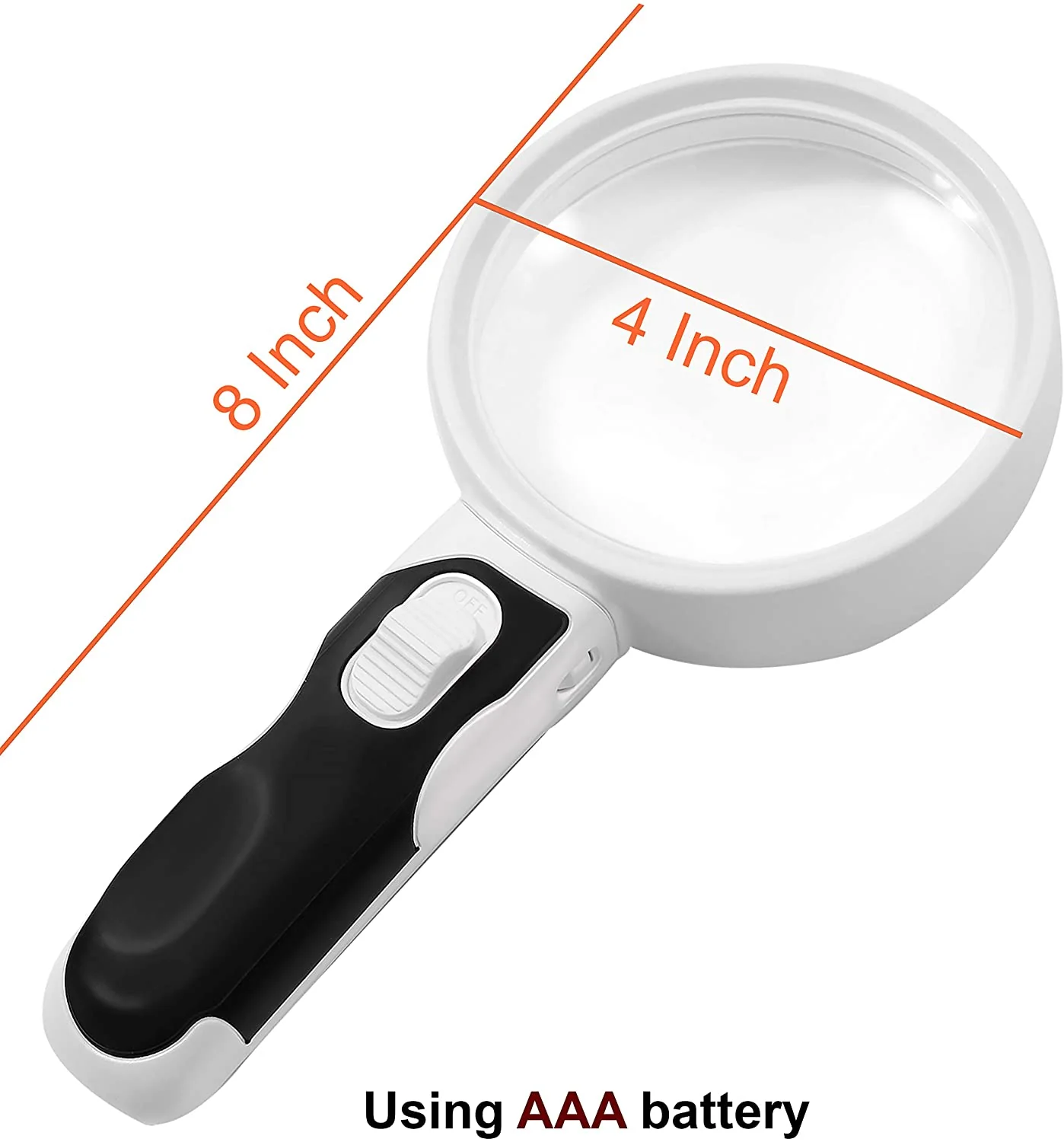 Magnifying Glass with Light - 3 Lens Set (2x + 3.5x + 10x) - Image 8