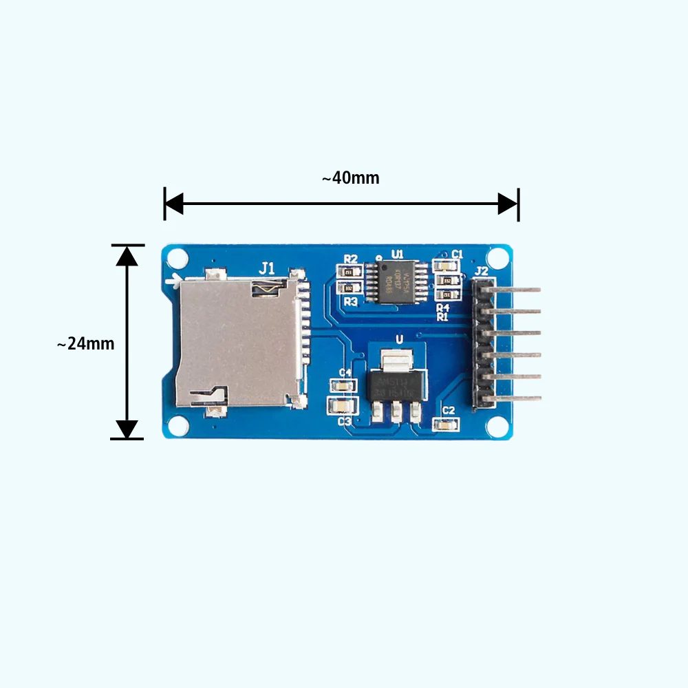 MicroSD Card Reader & Writer Module for Arduino - Image 4