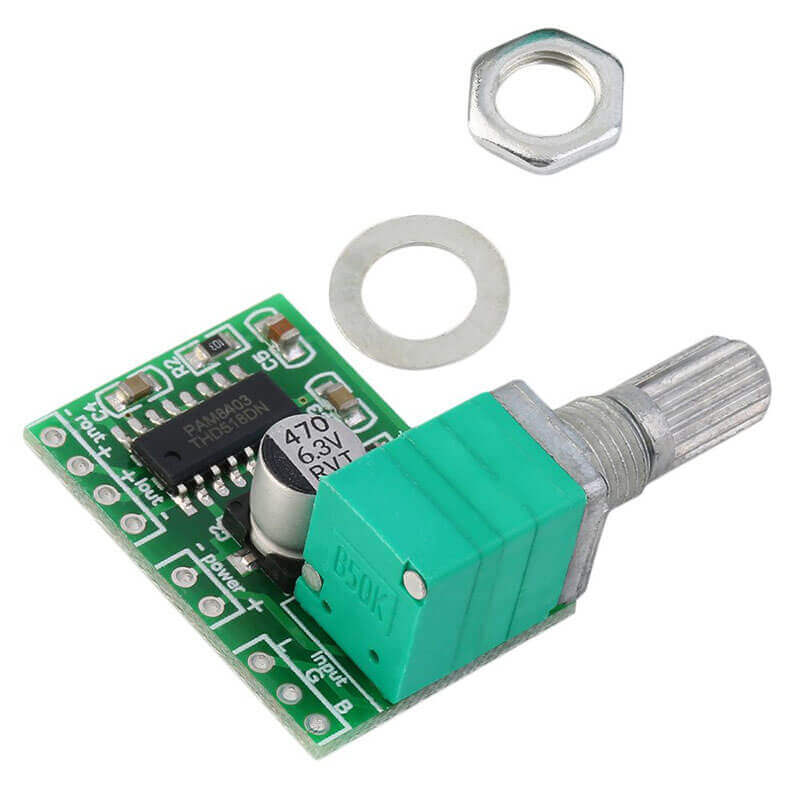 PAM8403 Mini Audio Amplifier Board with Volume Control - Image 3