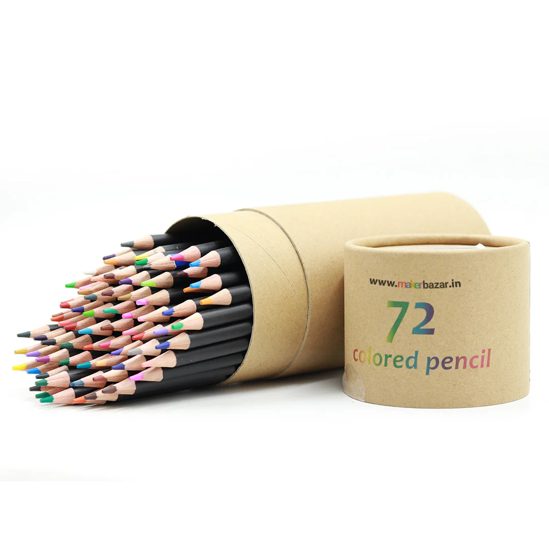 72 Pcs Oil Based Color Pencils Set with Sharpener Eraser Colored Pencils - Image 4