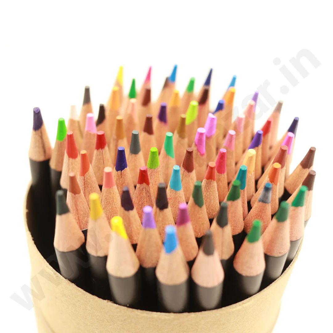 72 Pcs Oil Based Color Pencils Set with Sharpener Eraser Colored Pencils - Image 8