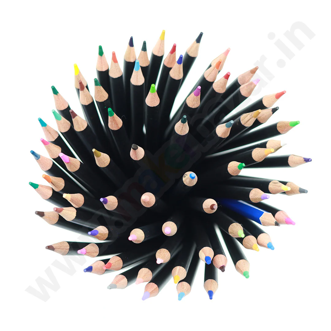 72 Pcs Oil Based Color Pencils Set with Sharpener Eraser Colored Pencils - Image 9