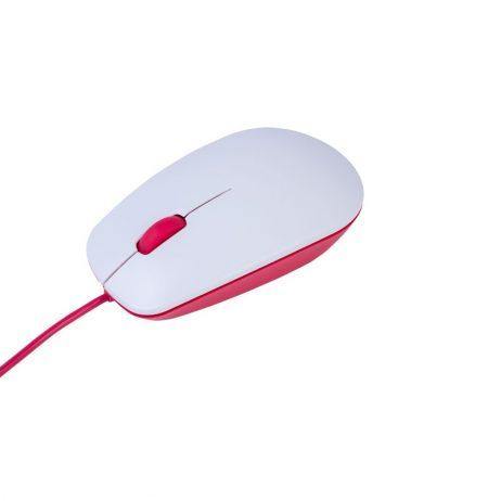 Raspberry Pi Official Mouse-Red/White - Image 3