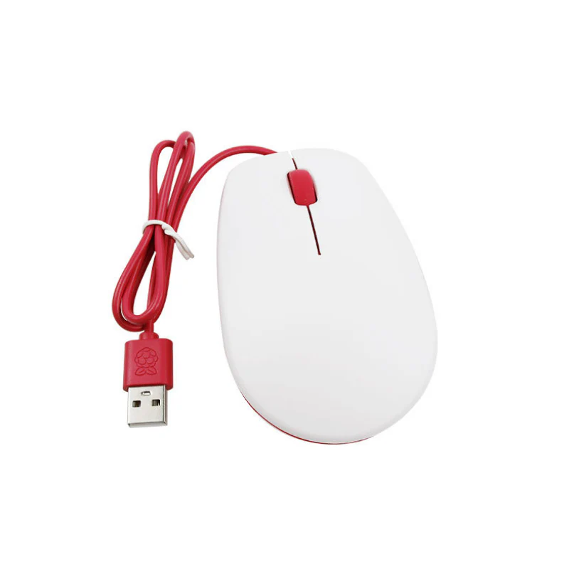 Raspberry Pi Official Mouse-Red/White - Image 5