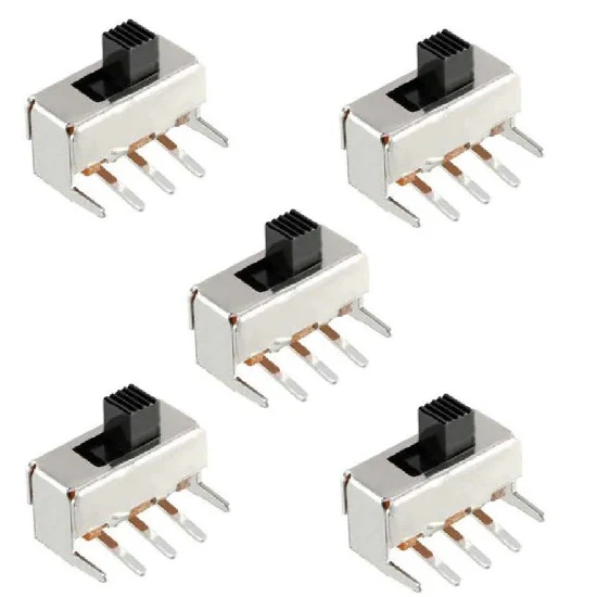 Right Angle 3 Pin 2 Position SPDT 1P2T PCB Panel Mini Slide Switch L Shape Bent - Image 3