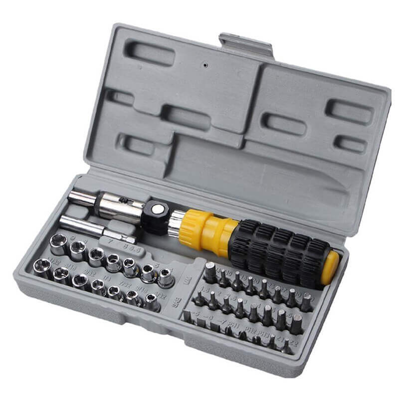 41 in 1 Ratchet Screwdriver & Socket Set Toolkit - Image 7