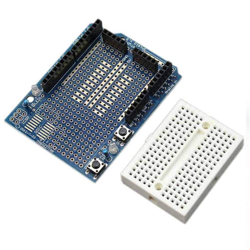 UNO Self Adhesive Prototype Shield with SYB-170 Mini Breadboard - Image 3