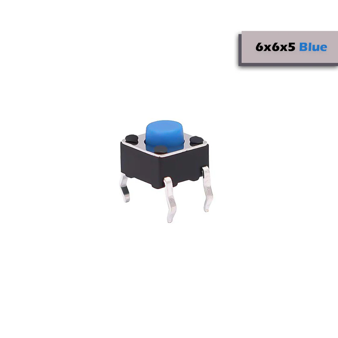 6x6mm DIP Mini Tactile Push Button Switch - 4Legs - Image 15
