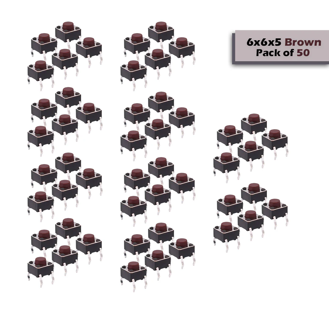 6x6mm DIP Mini Tactile Push Button Switch - 4Legs - Image 16