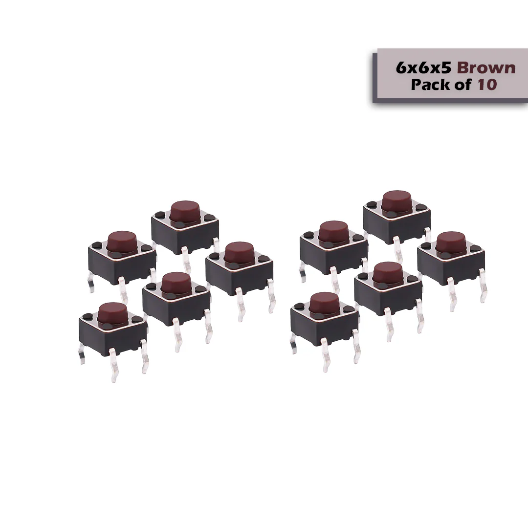 6x6mm DIP Mini Tactile Push Button Switch - 4Legs - Image 17