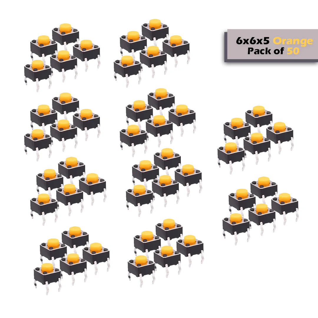 6x6mm DIP Mini Tactile Push Button Switch - 4Legs - Image 25