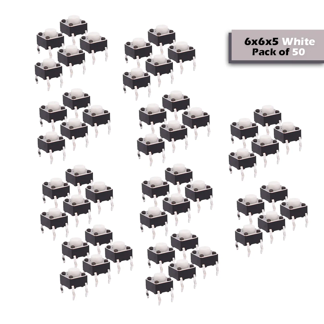 6x6mm DIP Mini Tactile Push Button Switch - 4Legs - Image 33