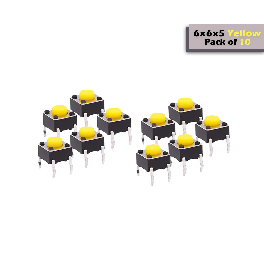 6x6mm DIP Mini Tactile Push Button Switch - 4Legs - Image 36