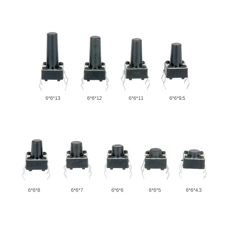 6x6mm DIP Mini Tactile Push Button Switch - 4Legs - Image 5