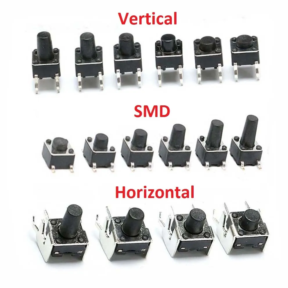 6x6mm DIP Mini Tactile Push Button Switch - 4Legs - Image 6