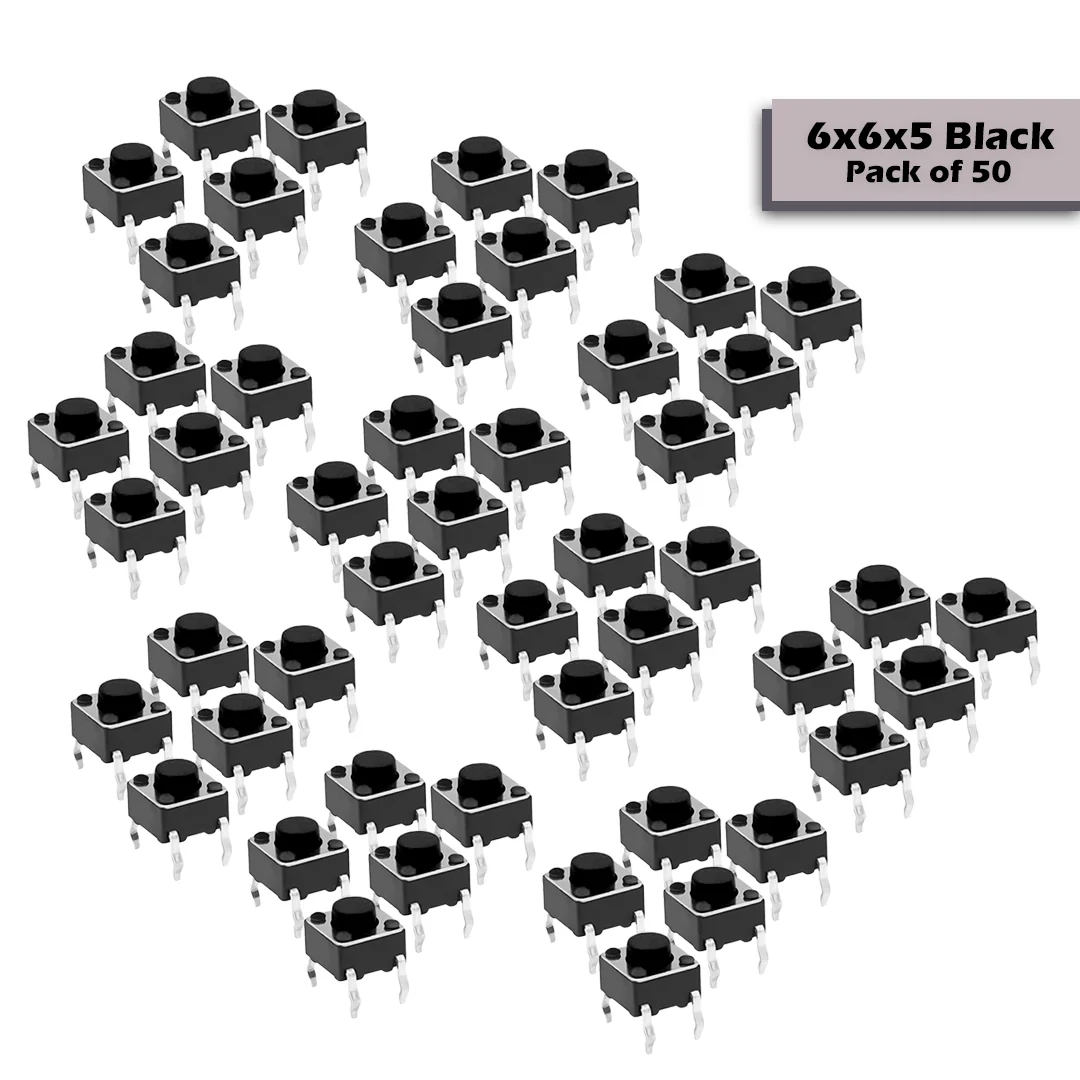 6x6mm DIP Mini Tactile Push Button Switch - 4Legs - Image 9
