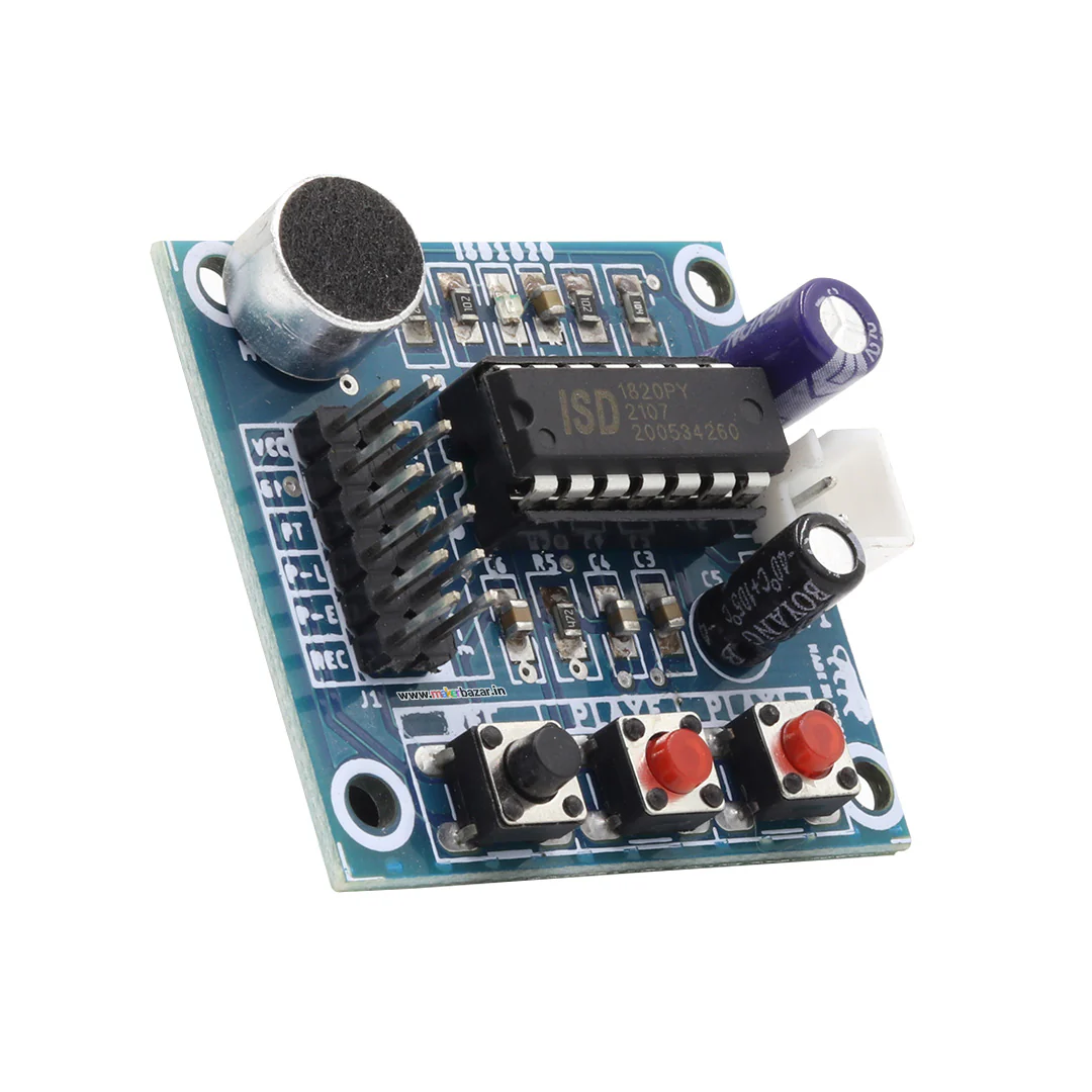 ISD1820 Voice Recorder & Sound Playback Module onboard Microphone & Speaker - Image 4